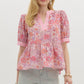 Jenson Pink Floral Top