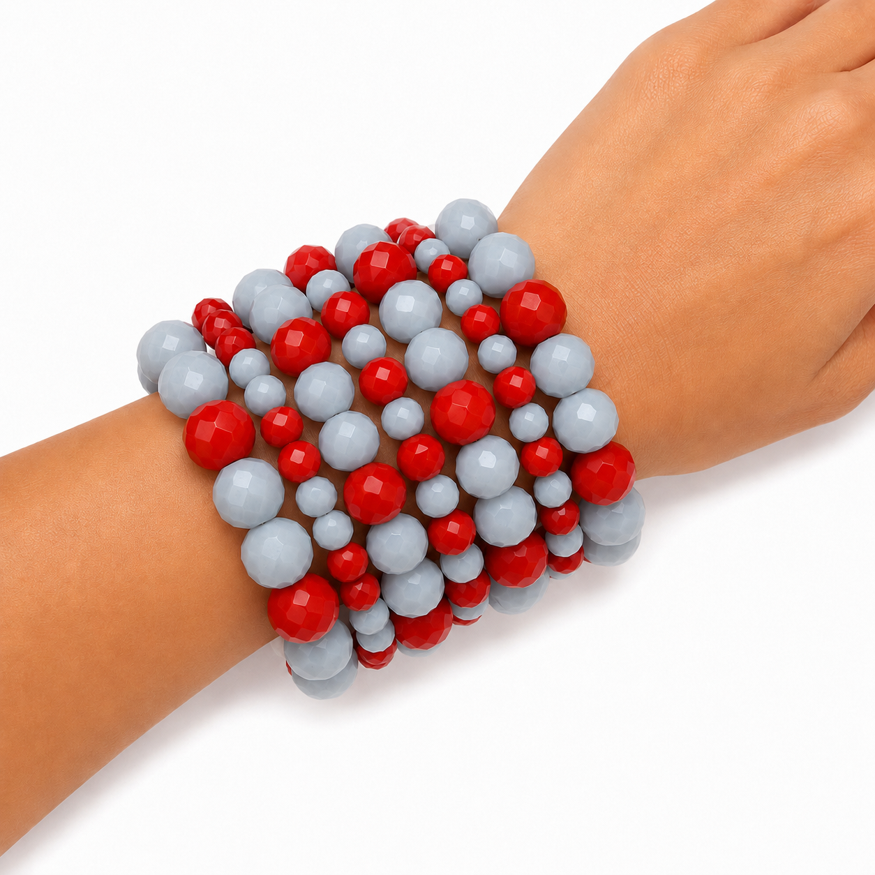 Game Day Stretch Bracelet Stack