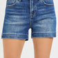 Risen Basic Side Slit Shorts