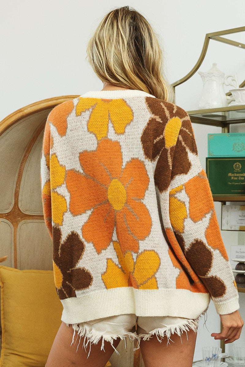 Harvest Flower Sweater