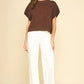 DROPPED SHOULDER SWEATER