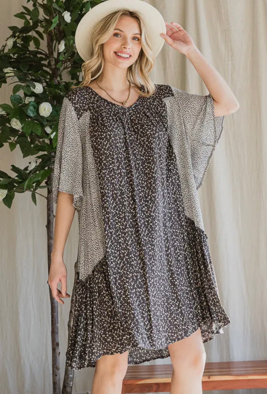 SS Floral Patch Dress