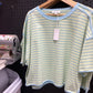 Striped Oversized Knit Top