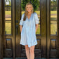 Satin Floral Dress