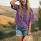 Striped Oversized Knit Top