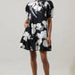 Shadow Floral Minley Shift Mini Dress