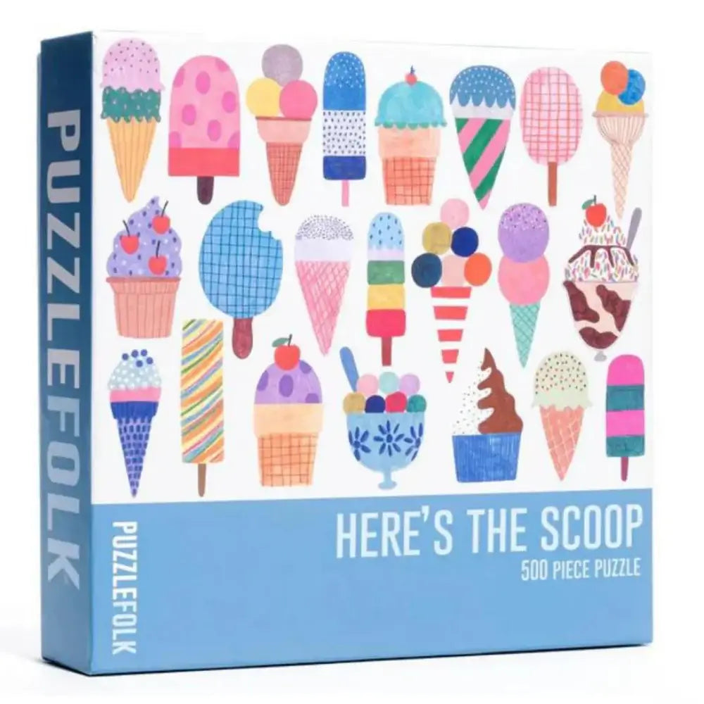 Here's The Scoop 500 Piece Ice Cream Puzzle