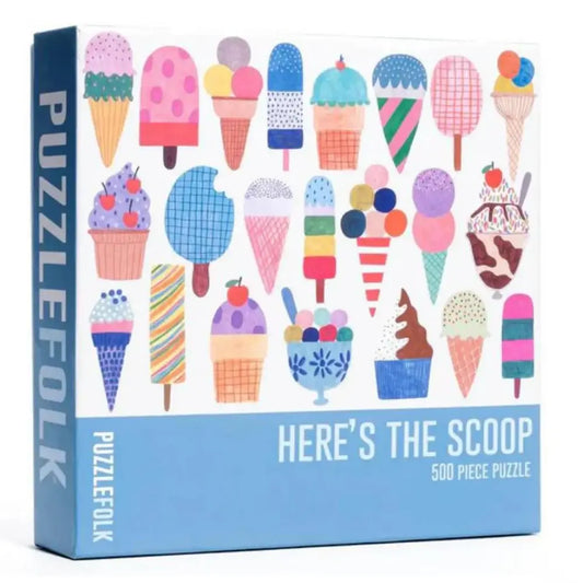 Here's The Scoop 500 Piece Ice Cream Puzzle
