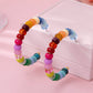 Beaded Hoops