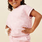 Hayden Girls Embroidered Bow Shorts Set