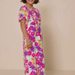 Girls Vivid Floral Jumpsuit