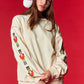 Nutcracker Embroidery Sweatshirt