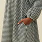 Hayden Black Gingham Bow Detail Dress