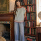 Comfort Stretch Wide Leg Cuff Jean
