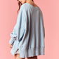 Lt. Blue Hi-Low Sweartshirt