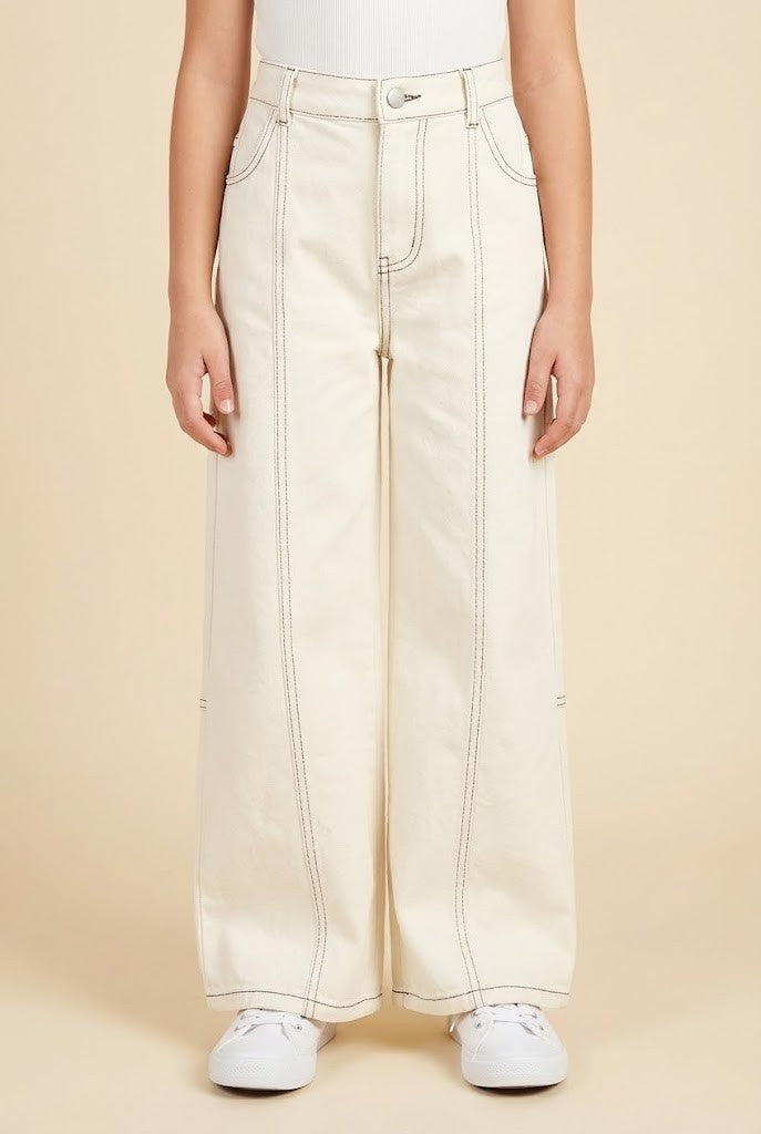 Hayden Girls Stitch Detail Pants