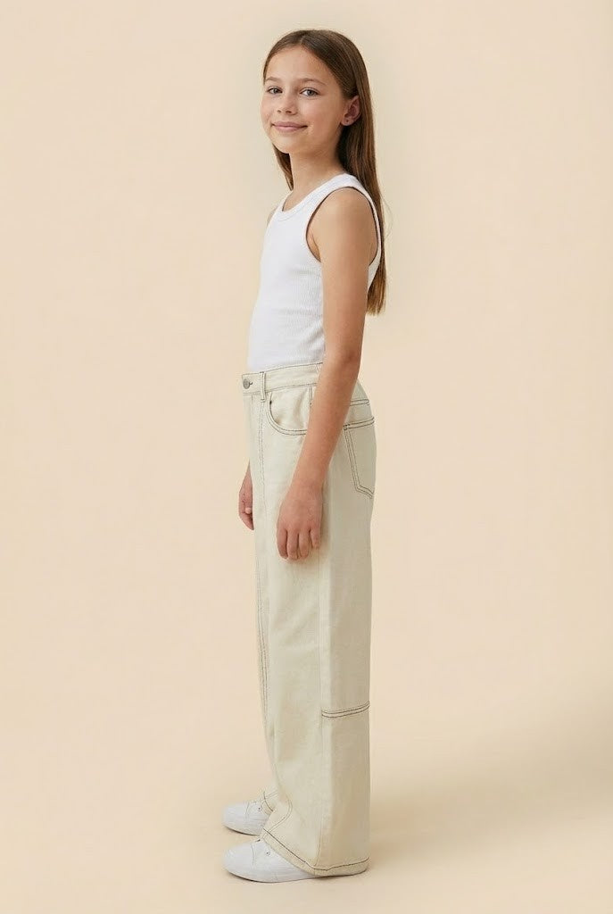 Hayden Girls Stitch Detail Pants