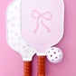 Coquette Pink Bow Floral Pickleball Paddle (ONE)