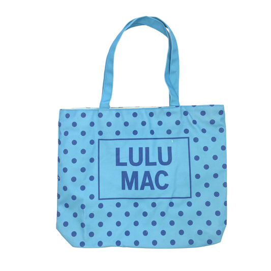 Lulu Mac Tote Navy Dot