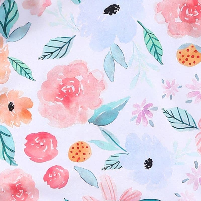 Peach Petals Baby Gown