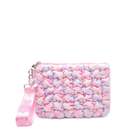 Quilted Printed Wristlet