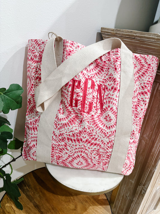 Floral Tote Monogram