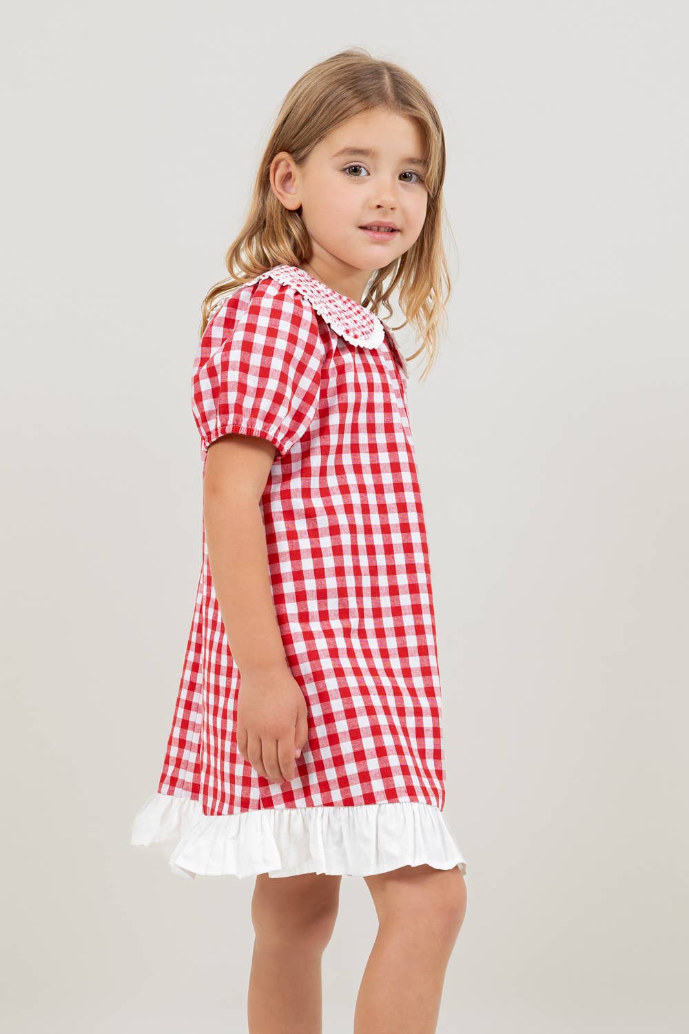 Collared Plaid Dress