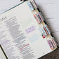 Floral Bible Tabs