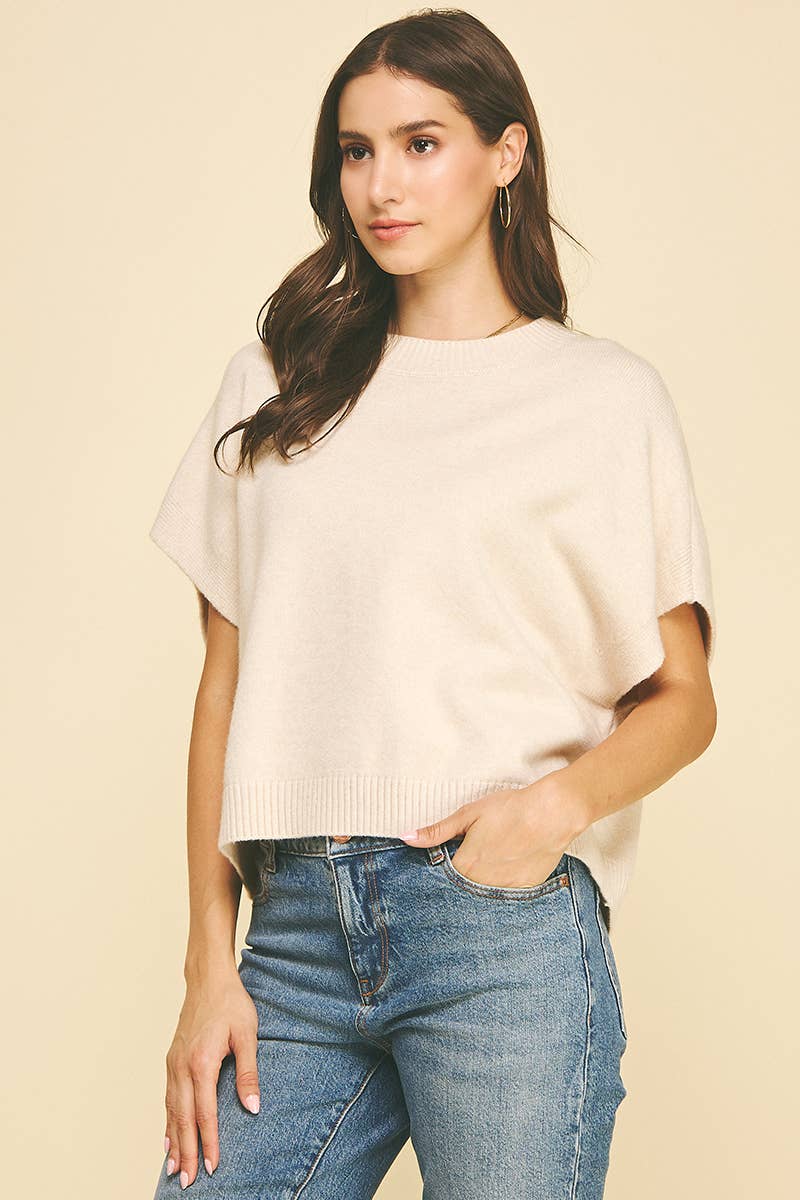 DROPPED SHOULDER SWEATER