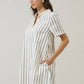 Kamara Striped Mini Dress