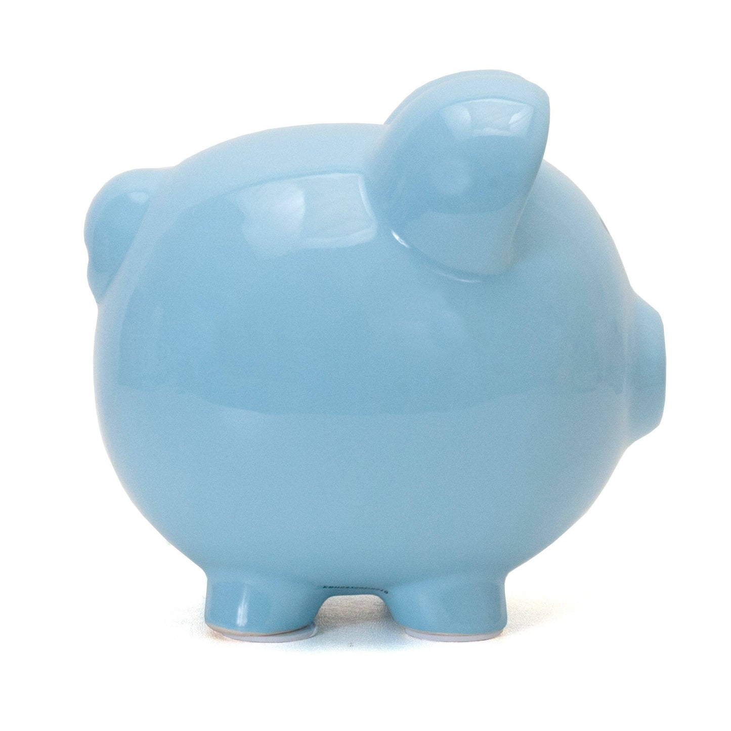 Large Blue Ceramic Piggy Bank