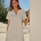 Kamara Striped Mini Dress