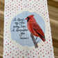 Red Bird Tea Towel