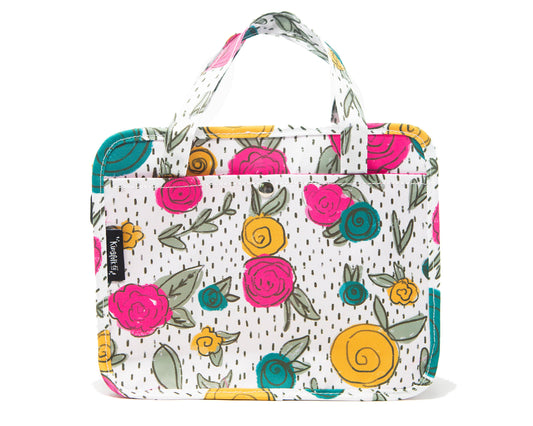 Church Floral Bible Carrier Bag