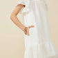 Girls Simple White Dress