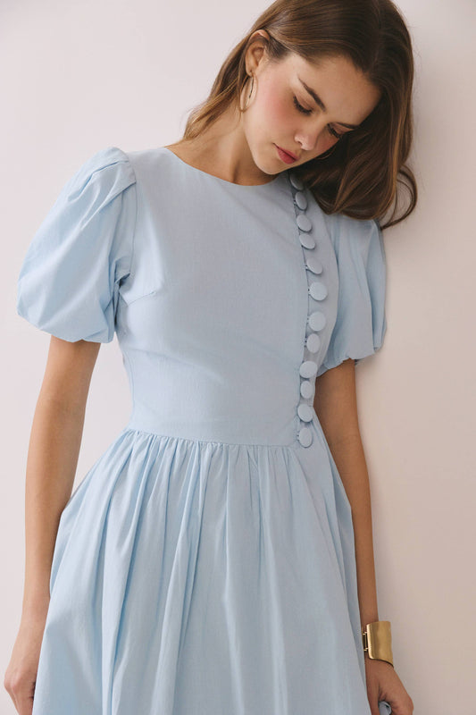 Vera Button Detail Dress