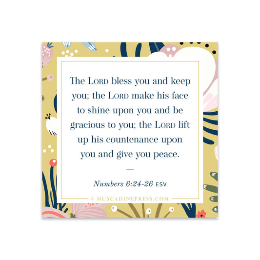 Scripture Static Cling, Benediction