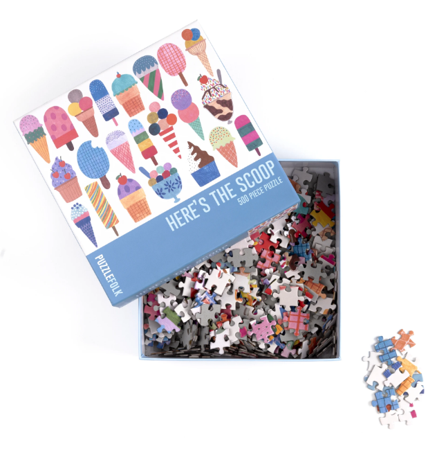 Here's The Scoop 500 Piece Ice Cream Puzzle