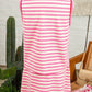 LDC Striped Sleeveless Polo Two-Piece Set Casual Outfit