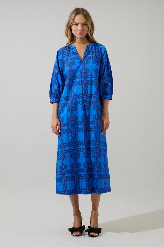 Romery Abstract Midi Dress