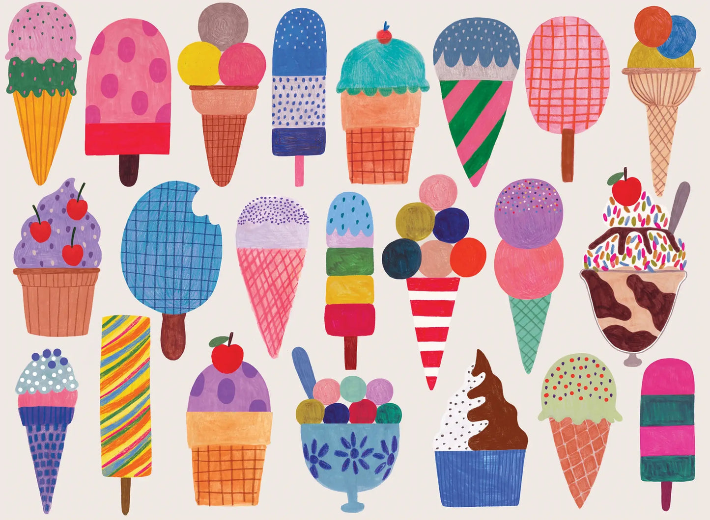 Here's The Scoop 500 Piece Ice Cream Puzzle