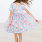 MR Pretty in Pink Flamingos Twirl Dress