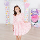 MR Howdy 3/4 Sleeve Ruffle Twirl Dress