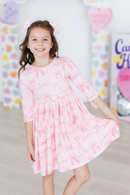 MR Blushing Bows 3/4 Sleeve