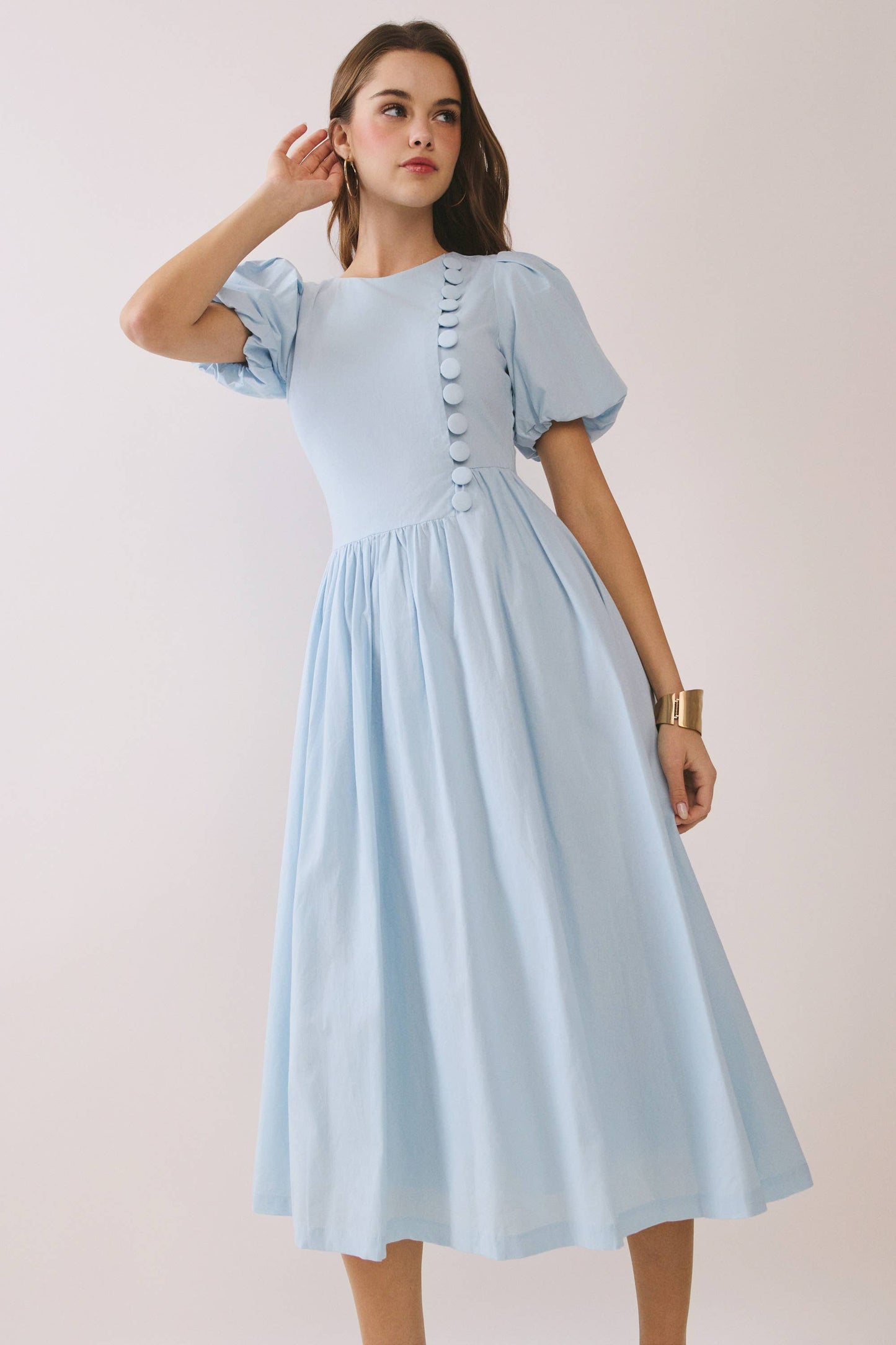 Vera Button Detail Dress