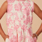 Girls Pink Floral Dress
