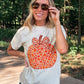 Floral Pumpkin Tee