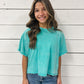 Acid Wash Crop Tee