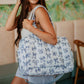 Blue Coquette Bows Weekender