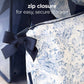 Case-Mate Navy Crinkle Makeup Bag